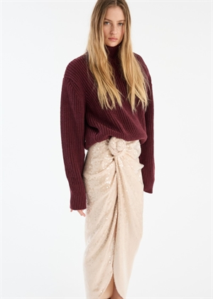 Knit turtleneck jumper Zinfandel ROTATE By Birger Christensen 